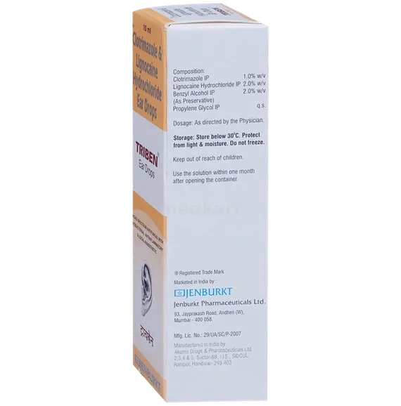 triben ear drops 10 ml